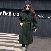 反季 秋冬季 清仓 妃蝶轩 大码 女装 时尚 加厚羊毛呢大衣外套女8203