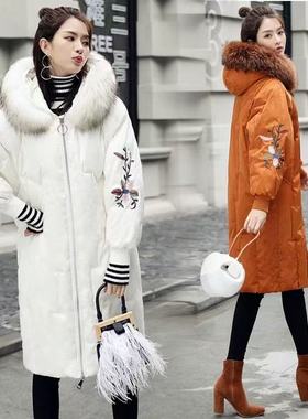 妃蝶轩【断码清仓】大码女装秋冬季时尚百搭休闲连帽棉衣 8765