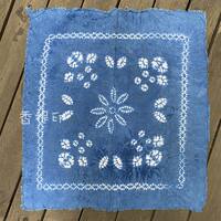Xiangtiyin ethnic group, Yunnan Dali tie-dyed decorative cloth, small tablecloths, small square scarves, dancing handkerchiefs, Miao handkerchiefs and coverings thumbnail 6