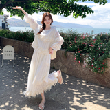 花边拼接上衣配半身裙两件套155-8585-P165K235，商品下架区，世纪海洋