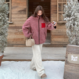 摇粒绒皮毛一体外套155-8710-P190K285，女装短外套，世纪海洋