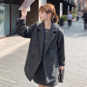 【现货】加棉毛呢西装大衣155-2471-P120控180图片