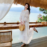 花边拼接上衣配半身裙两件套155-8585-P165K235，商品下架区，世纪海洋