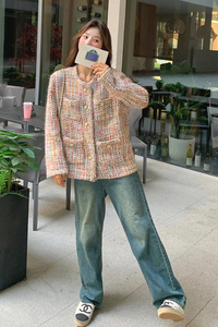 【现货】彩虹小香风重工艺毛呢外套155-2450-P195控260图片