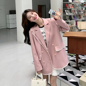单排扣穗边西装155-2436-P130控190图片