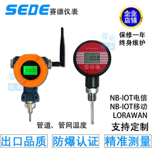NBiot物联网无线温度传感器lorawan低功耗电池供电防爆天然气管道