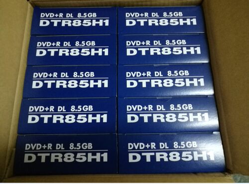 原装三菱DVD+R DL D9 8.5G单面双层8速刻录盘空白大容量单片装