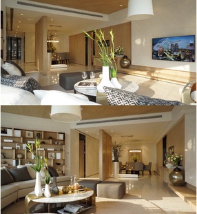 现代极简设计 简约 李玮珉 公寓样板房室内CAD图纸和照片资料