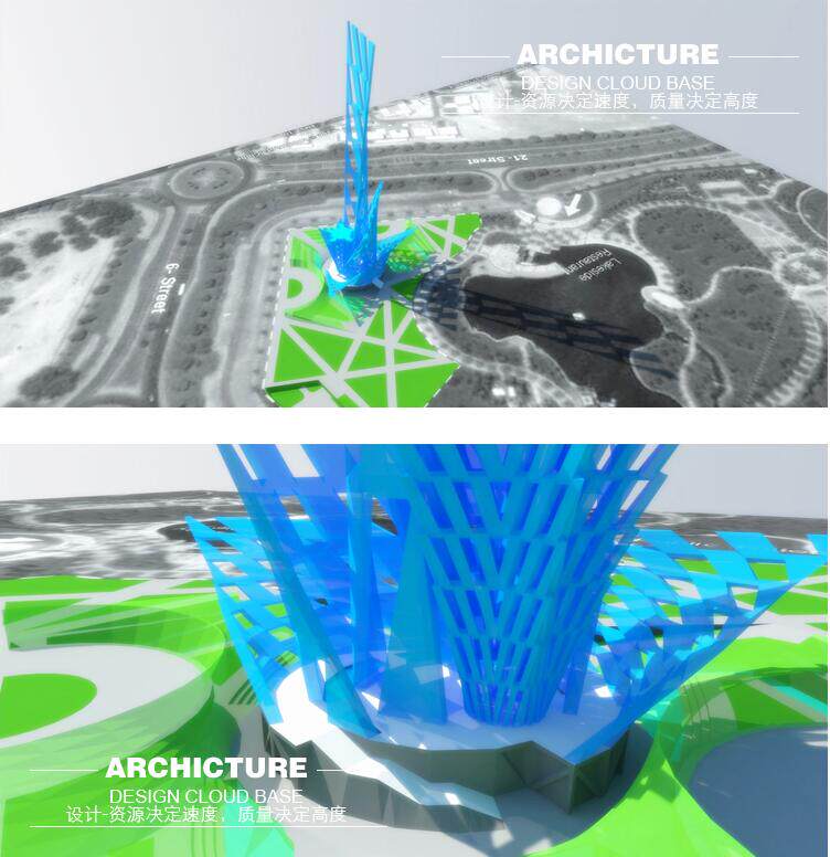 地景建筑/曲线/雕塑/设计/su草图大师模型/素材/资料