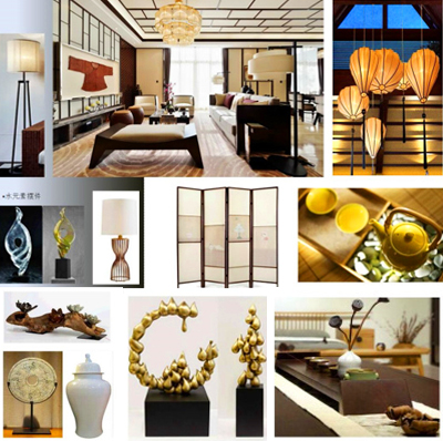 现代简约中式风格度假酒店概念方案PPT模板（内容可编辑移动）