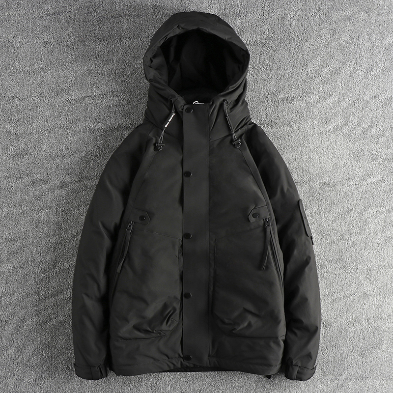 美式潮流白鸭绒加厚男士羽绒服