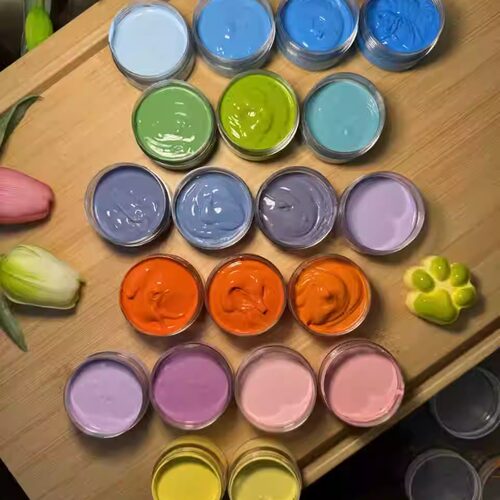 硅胶食物系高浓度色膏捏捏乐