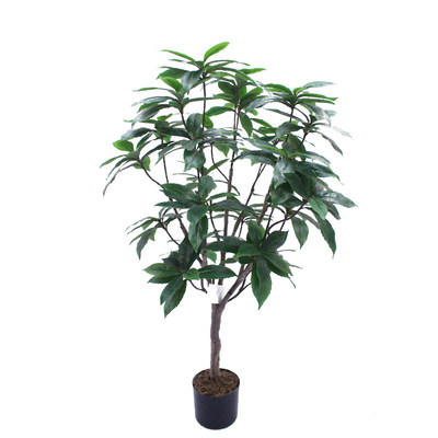 新款仿真植物田园荷叶盆栽桂花