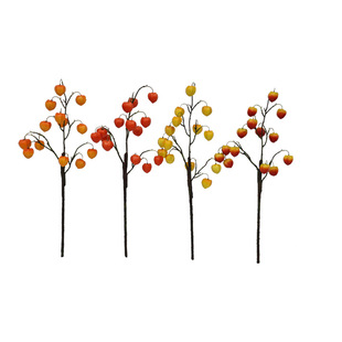 仿真灯笼果发财果假水果树叶新年客厅摆件装饰造景拍摄厂家直销