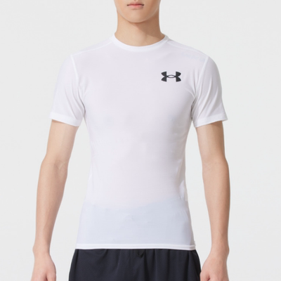 UA安德玛正品新款夏季男子紧身梭织速干百搭运动短袖T恤1387560