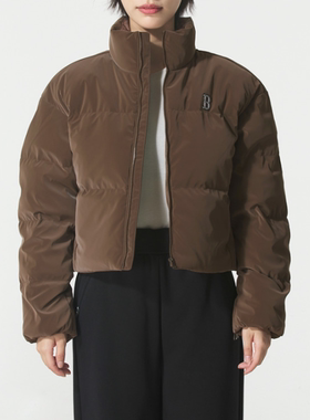 MLB正品新款冬季男女同款立领短款时尚百搭休闲羽绒服3FDJB4056