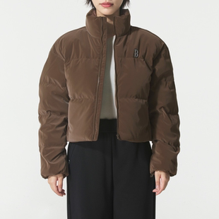 新款 时尚 冬季 立领短款 百搭休闲羽绒服3FDJB4056 男女同款 MLB正品