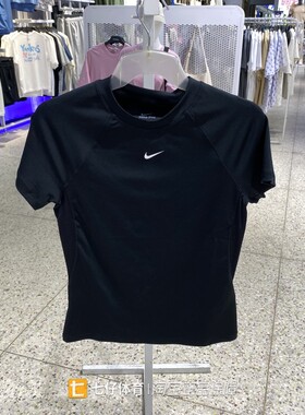 Nike耐克正品新款夏季女梭织速干圆领修身运动休闲短袖T恤FV7843