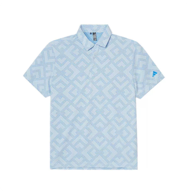 Adidas阿迪达斯正品新款夏季男款暗纹方格短袖高尔夫POLO衫KB1394