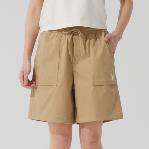 MLB正品夏季男女梭织运动短裤