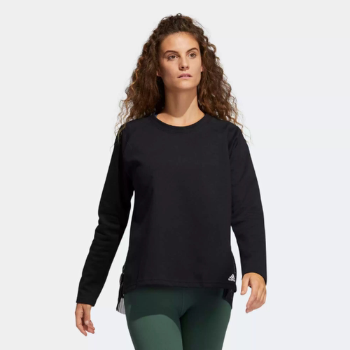 Adidas阿迪达斯正品新款春秋季女款圆领休闲长袖套头卫衣GP4688