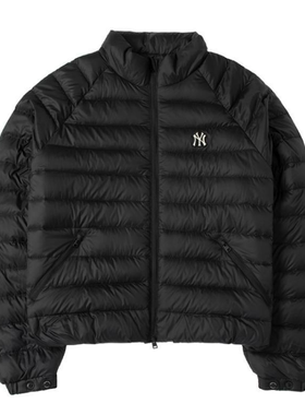 MLB正品新款冬季男女同款立领时尚logo运动休闲羽绒服3FDJB0336