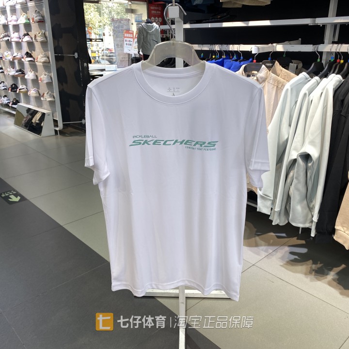 Skechers斯凯奇男子圆领短袖T恤