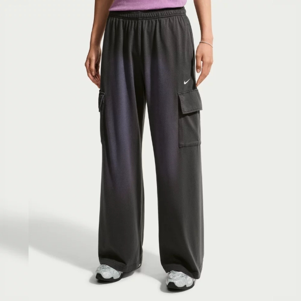 Nike耐克正品新款春秋季女款工装日常休闲百搭通勤针织长裤IW1199