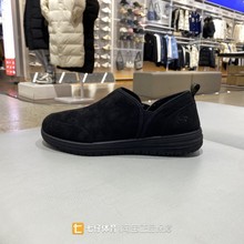 Skechers斯凯奇正品冬男CRESTON低帮加绒保暖一脚蹬休闲鞋204637