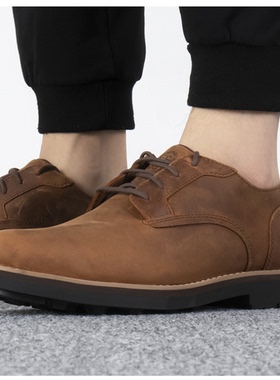 Timberland添柏岚夏季新款男款商务通勤皮鞋低帮休闲鞋A5V11F13