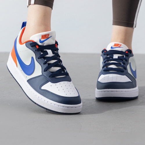 Nike耐克正品新款四季儿童款拼色透气系带运动缓震低帮板鞋DV5456
