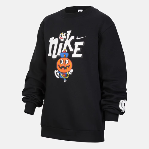 Nike耐克正品新款春秋儿童男女同款加绒圆领户外卫衣T恤IO0095