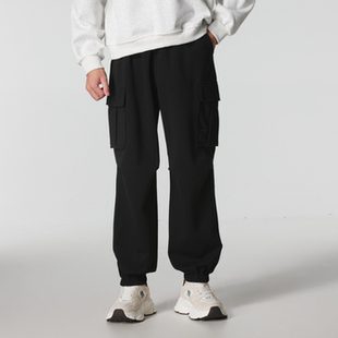 MLB正品新款春秋男女同款户外休闲百搭时尚工装裤运动裤3APTB0554