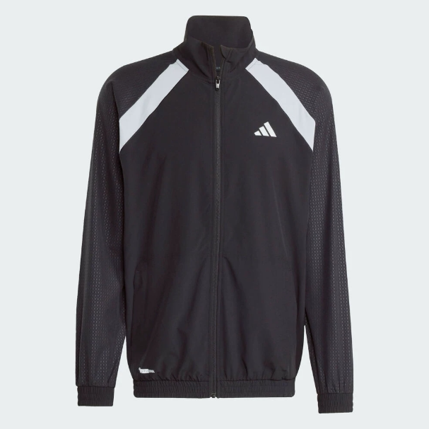Adidas阿迪达斯正品新款春秋男款拉链立领运动梭织夹克外套JV6950