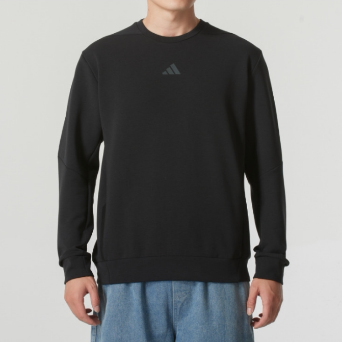 Adidas阿迪达斯正品新款春秋男子圆领百搭长袖卫衣套头衫JJ4642