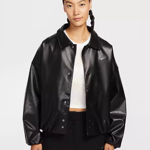 Nike耐克正品新款春秋女子梭织翻领百搭时尚休闲夹克外套IO0477