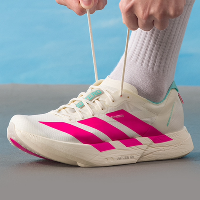 Adidas阿迪达斯正品新款秋季男子拼接撞色百搭竞速跑步鞋KJ3873