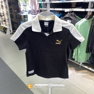 POLO衫 女款 翻领刺绣logo运动短袖 629235 新款 Puma彪马正品 秋季