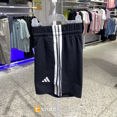 Adidas阿迪达斯正品夏季新款女子针织透气跑步五分休闲短裤JD0908