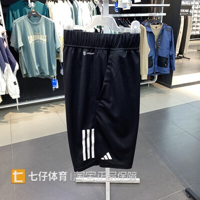 阿迪达斯男梭织宽松休闲五分短裤