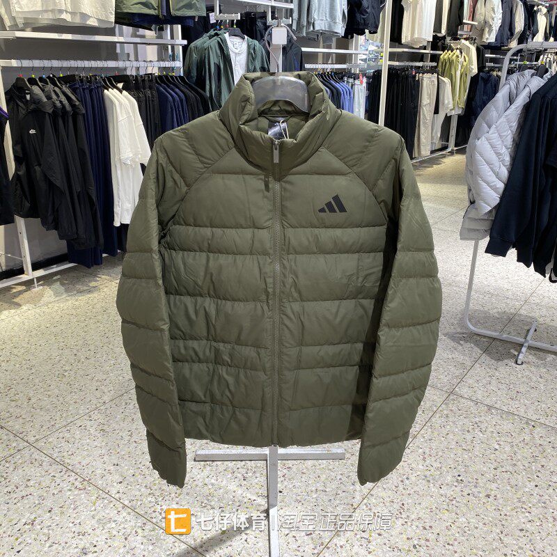 Adidas阿迪达斯正品冬季新款男子立领保暖简约百搭休闲棉服KS7698