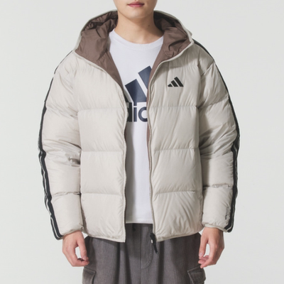 Adidas阿迪达斯正品新款冬季男子宽松连帽百搭休闲羽绒服KC2492