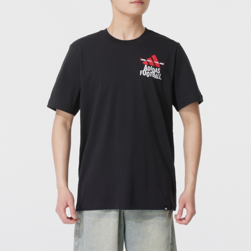 Adidas阿迪达斯正品新款夏季男子圆领纯棉百搭运动短袖T恤JD8216