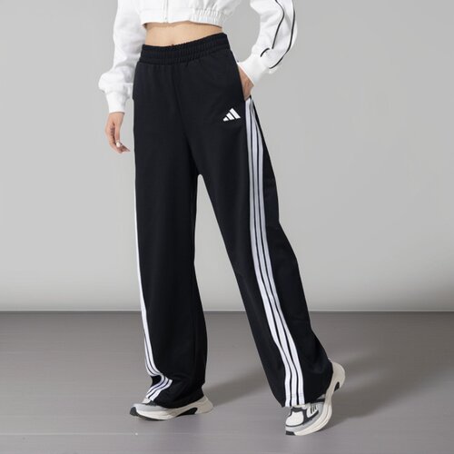 Adidas阿迪达斯正品新款春秋款女子针织百搭平口运动长裤KE5802