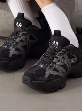 MLB正品新款春秋男女同款户外缓震百搭拼接运动休闲鞋3ARNP035N