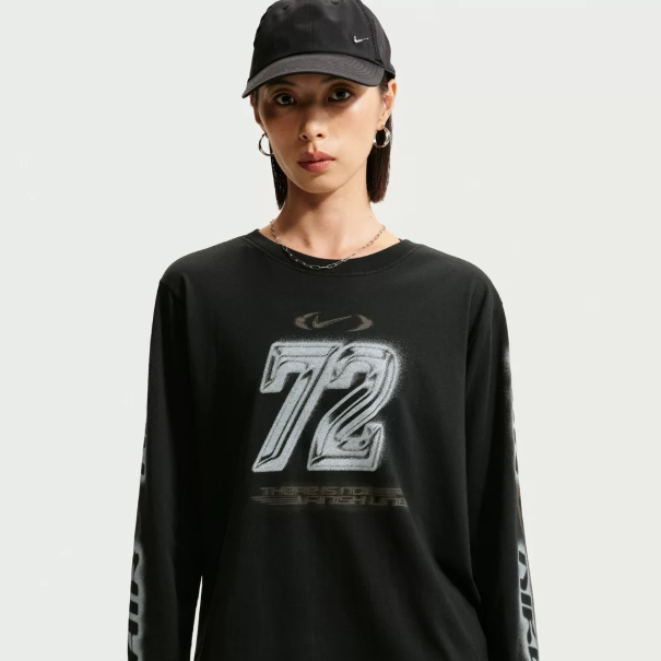 Nike耐克正品新款春秋季女款印花时尚日常长袖套T恤 卫衣IM6403