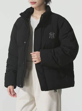 MLB正品新款冬季男女立领鹅绒防风保暖百搭休闲羽绒服3ADJM1256