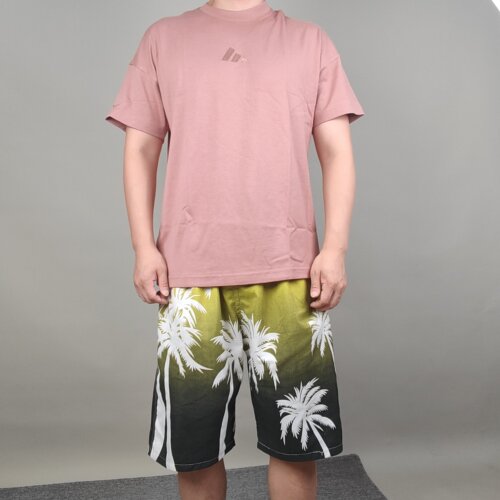 阿迪达斯男纯棉圆领休闲短袖