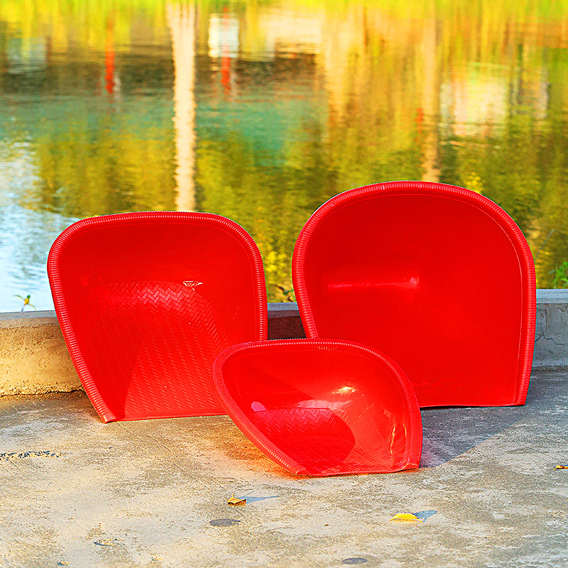 塑料畚箕加厚簸箕农用大号笆箕撮箕塑料撮斗家用粪箕环卫手柄扒斗