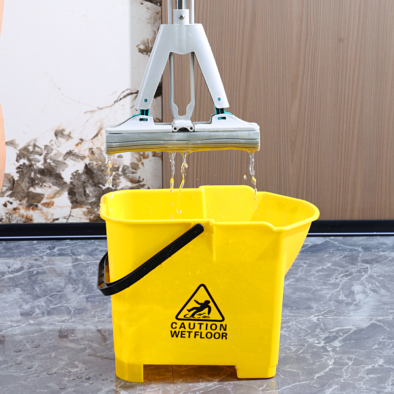 酒店拖把桶榨水车单桶柞水车保洁酒店商用墩布压水挤水清洁拖把桶